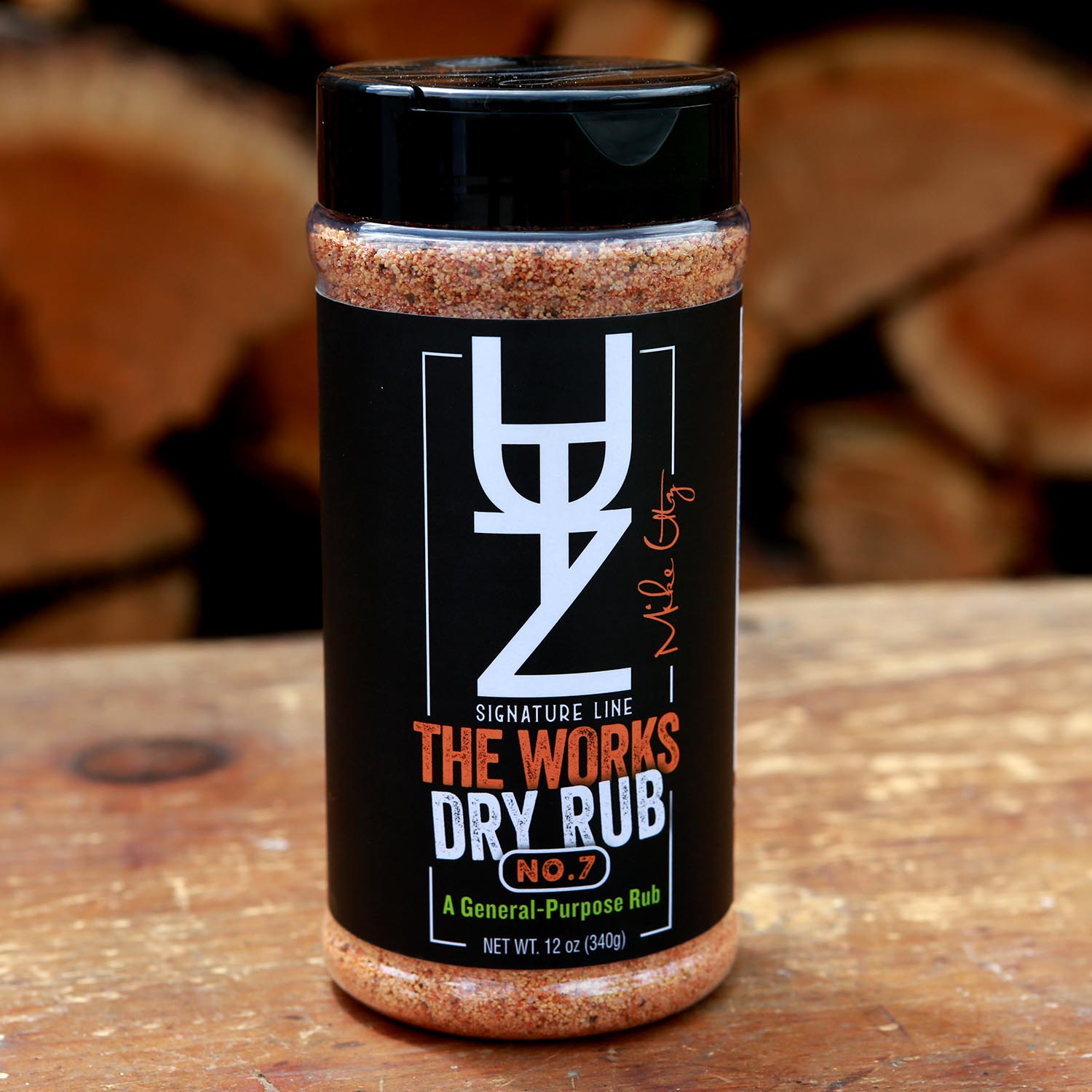 The Works No 7 BBQ Seasoning Rub Lg Approx 14oz UTZ Works