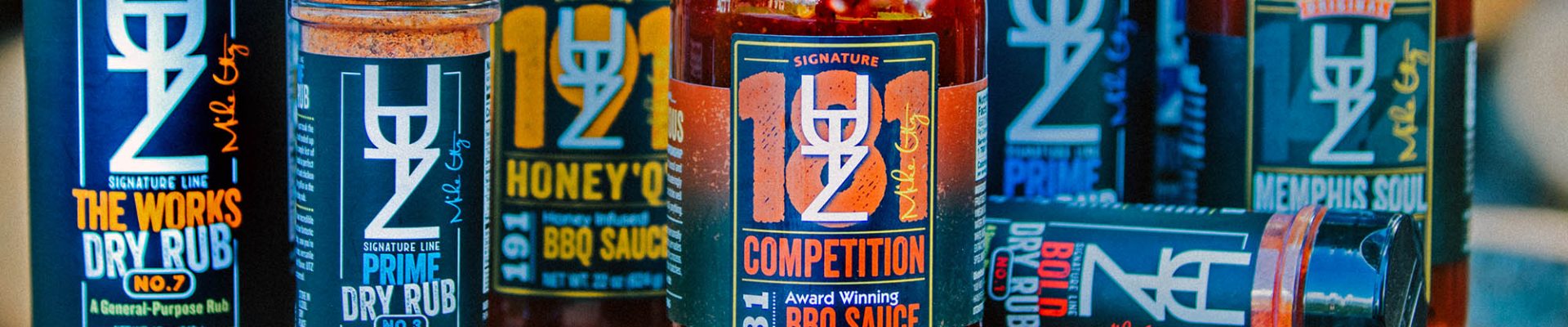 UTZ  BBQ Rubs Sampler Pack – Prime – Bold – The Works – Honey – Small Bottles