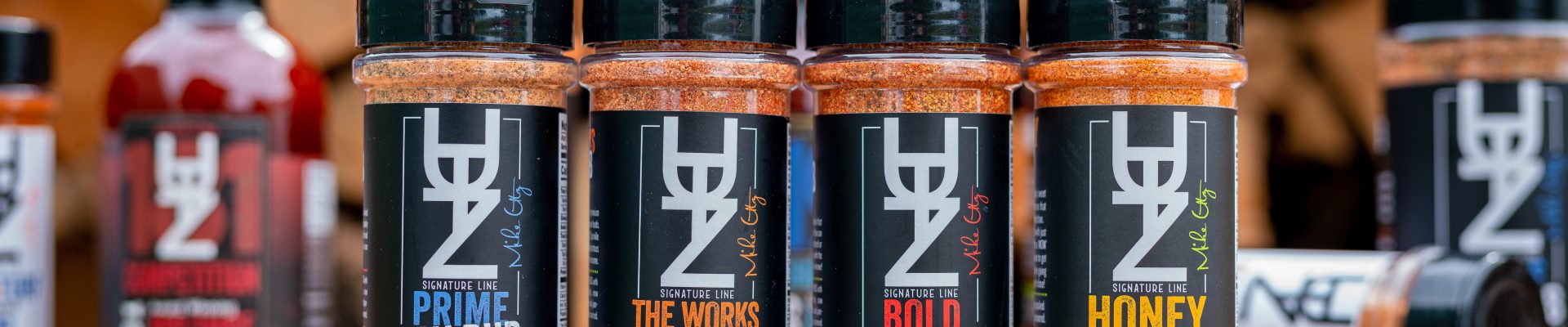 UTZ  BBQ Rubs Sampler Pack – Prime – Bold – The Works – Honey – Small Bottles